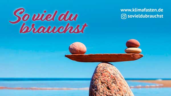 Soviel du brauchst - Klimafasten 18. Februar bis 5. April 2026