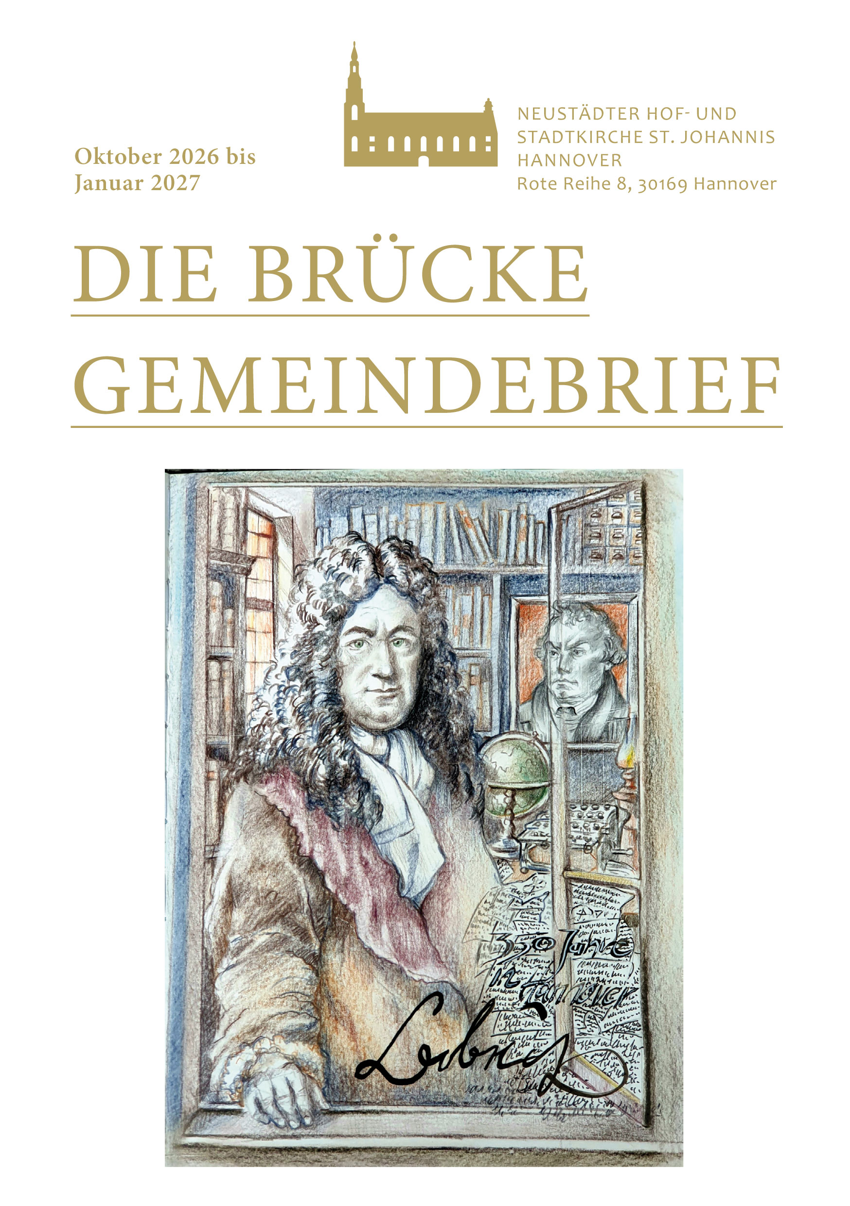 Titelseite des Gemeindebriefs 'Die Brücke 4/2026'