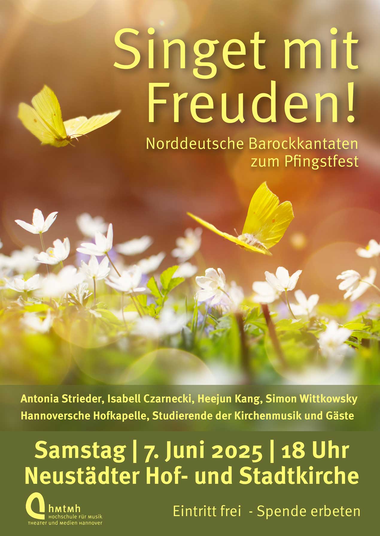 Plakat Norddeutsche Barockkantaten 2025