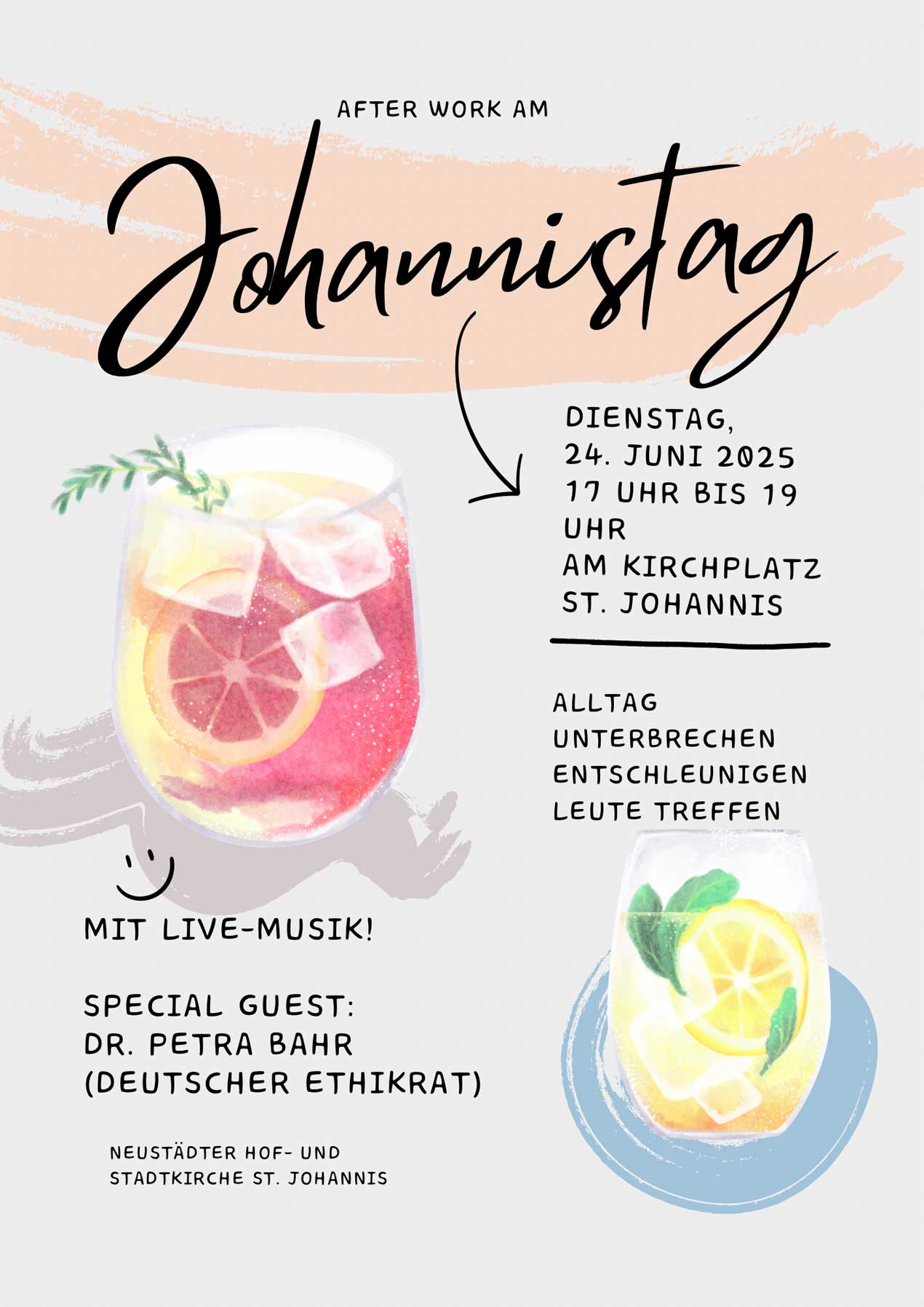 Plakat für den Johannistag am 24. Juni 2025