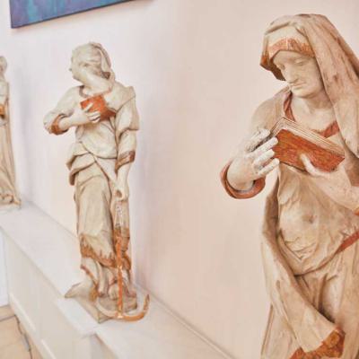 Die vier christlichen Tugenden in personifizierter Gestalt